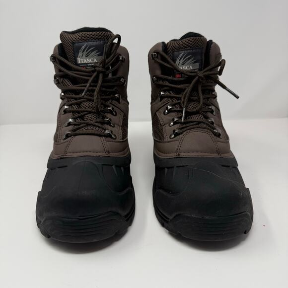 Itasca Boots Men's Size 10 Brown 3M Thinsulate Waterproof Outsole Base Insulated - Picture 2 of 12